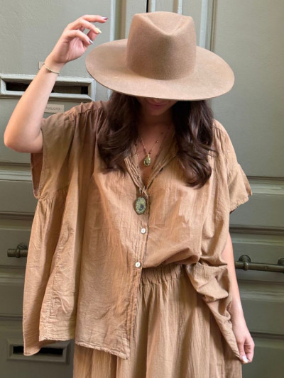 Chemise LIZ camel