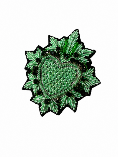 Broche EX-VOTOS vert