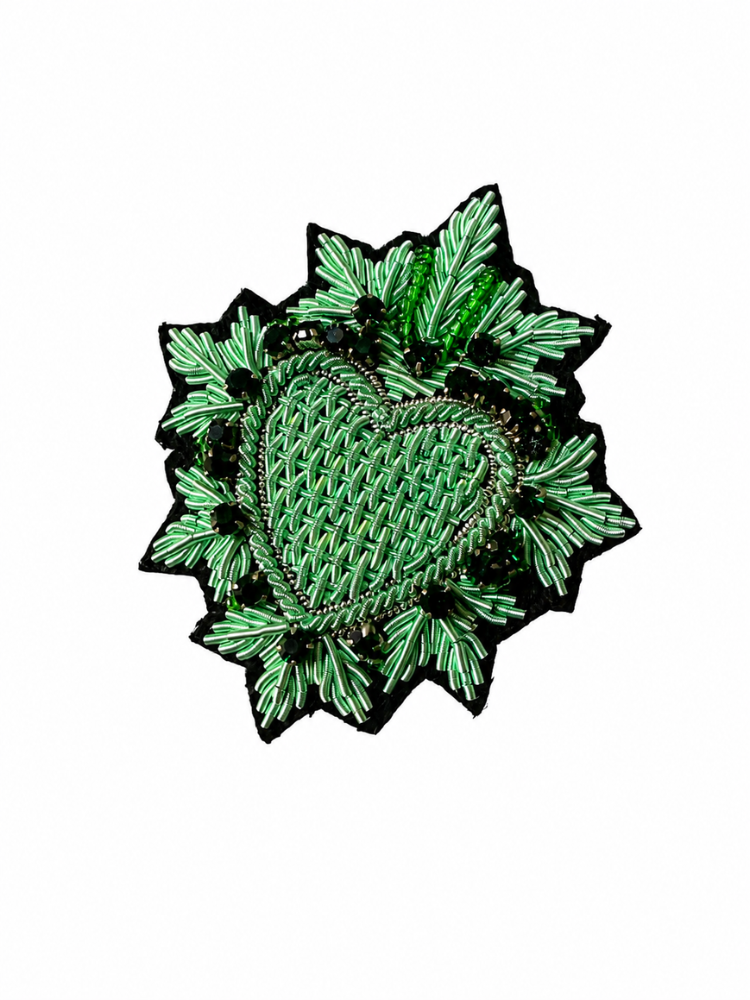 Broche EX-VOTOS vert