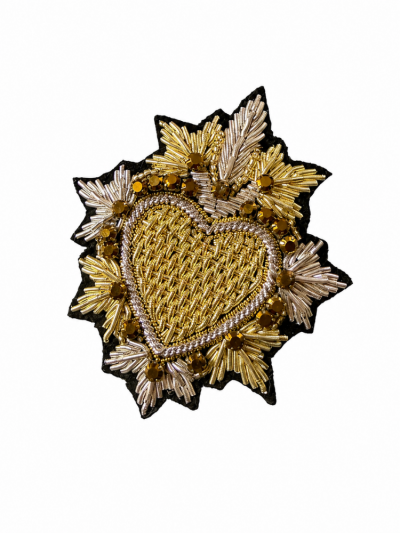Broche EX-VOTOS doré