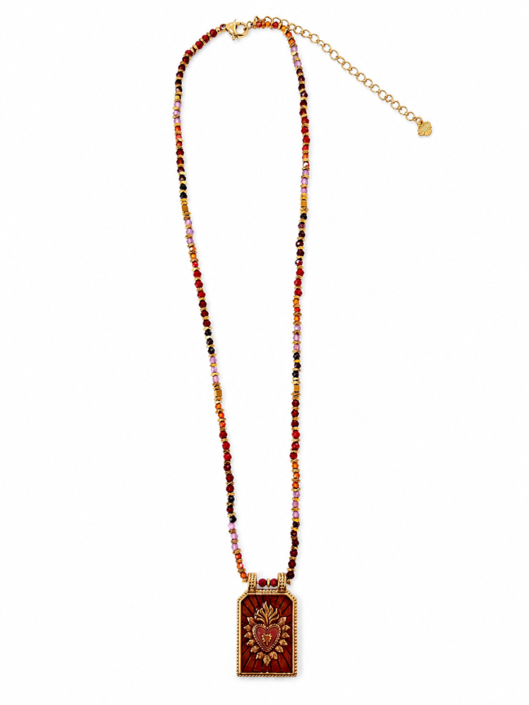 Collier VELIA rouille