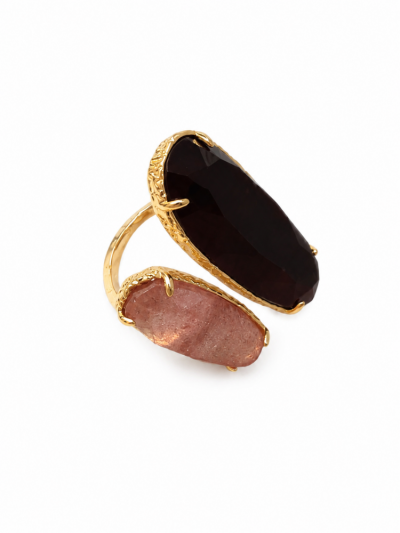 Bague LOVIKA bordeaux