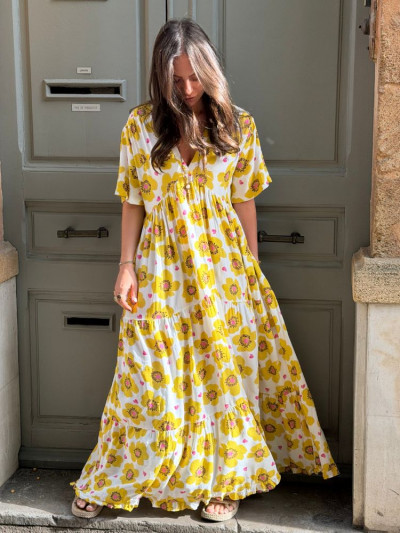 Robe ALINA jaune