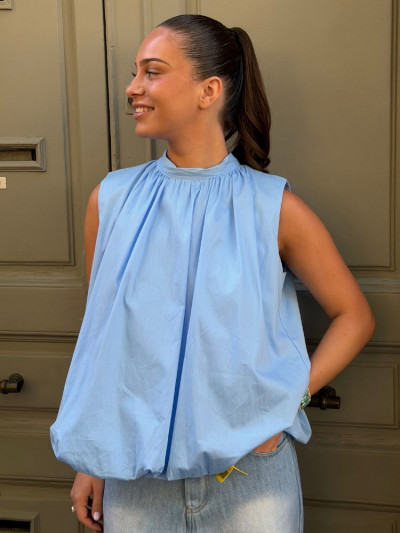 Top BORN bleu