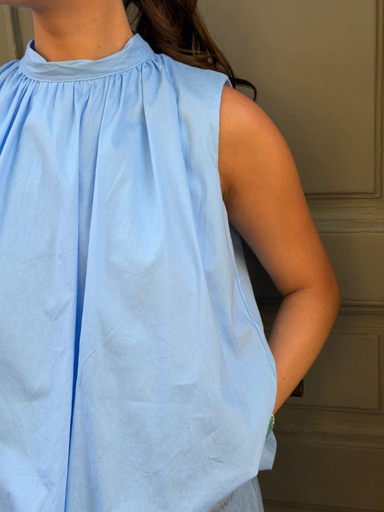 Top BORN bleu