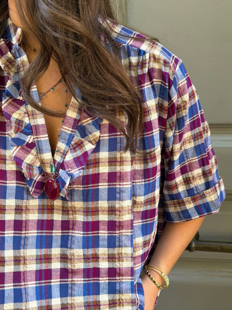 Blouse BIBOU bleu