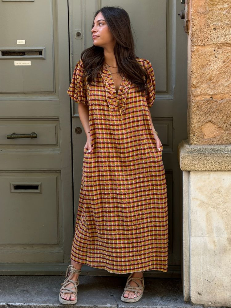 Robe ATHENES carreaux