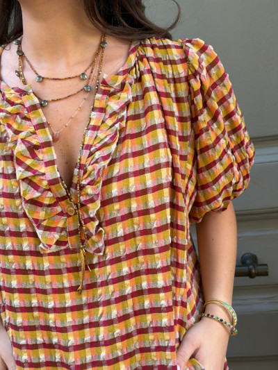 Robe ATHENES carreaux