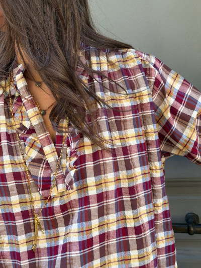 Blouse BIBOU Bordeaux