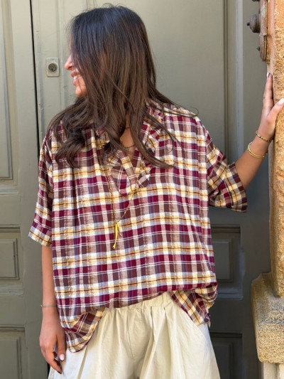 Blouse BIBOU Bordeaux