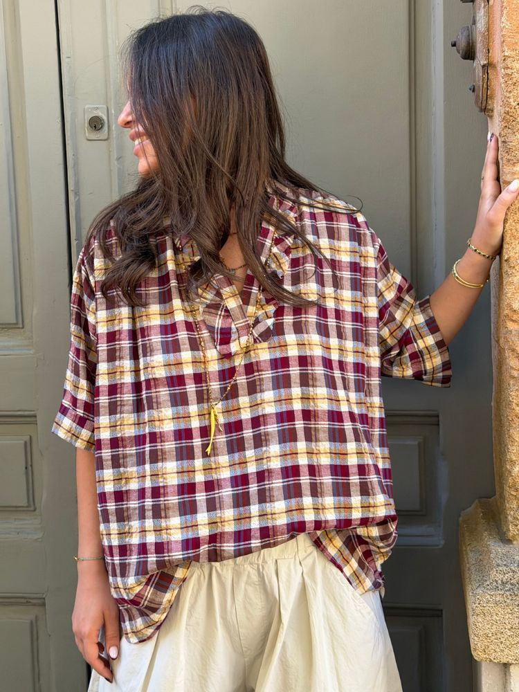 Blouse BIBOU Bordeaux