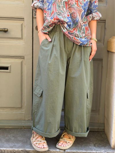 Pantalon SOLA kaki