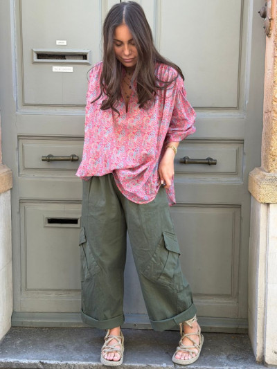 Pantalon SOLINE kaki 2