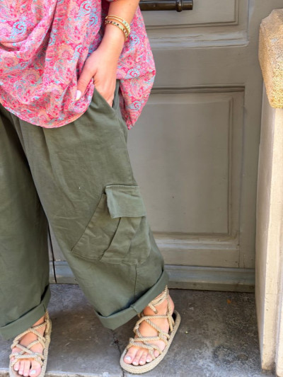 Pantalon SOLINE kaki