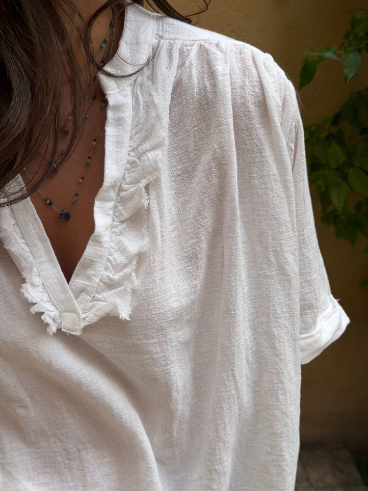 Blouse OSCAR blanc
