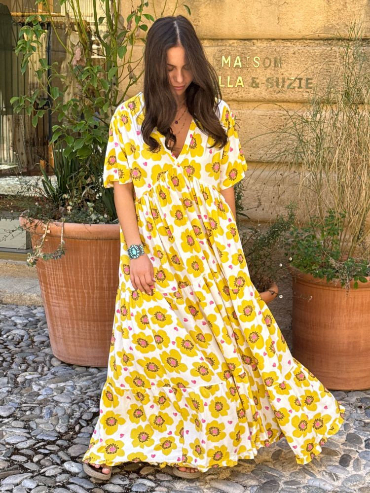 Robe ALINA jaune