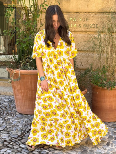 Robe ALINA jaune