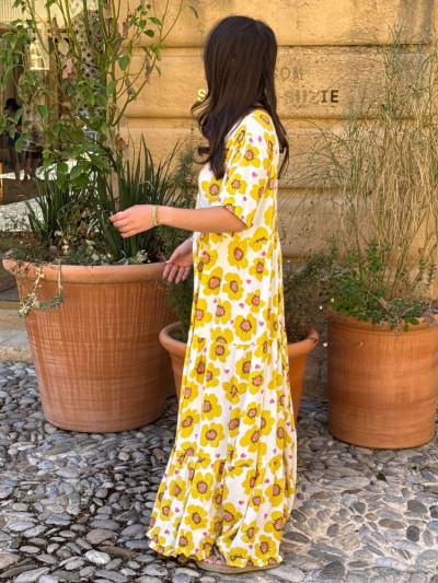 Robe ALINA jaune
