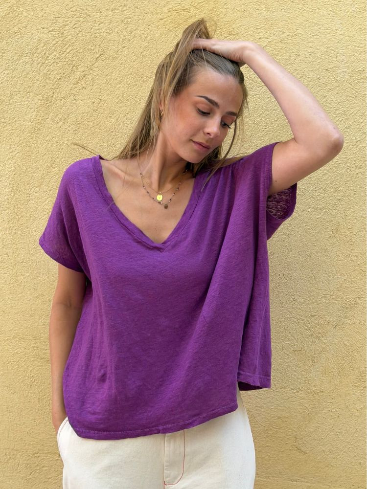T-shirt CAROL violet