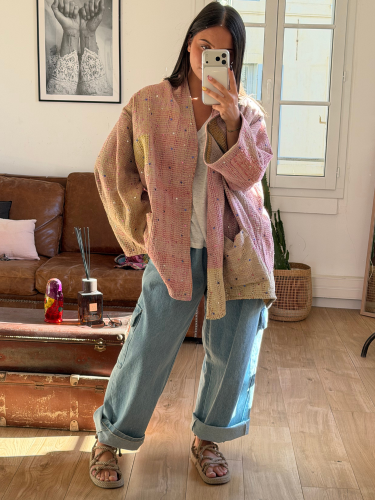 Kimono MAYRON rose