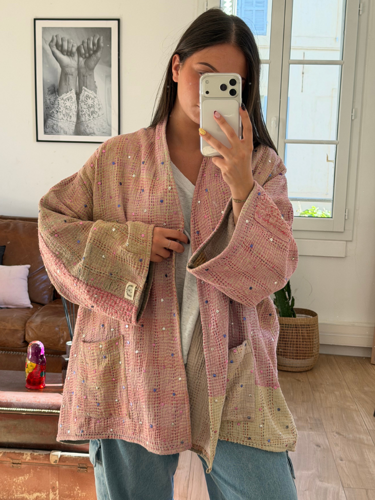 Kimono MAYRON rose