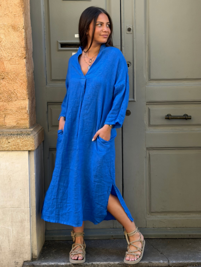 Robe ELSA bleu roi