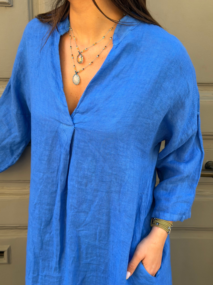 Robe ELSA bleu roi