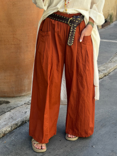 Pantalon RAPHI brique
