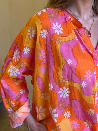 Chemise CAMERON orange