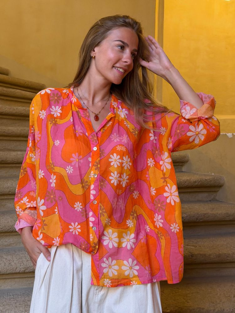 Chemise CAMERON orange