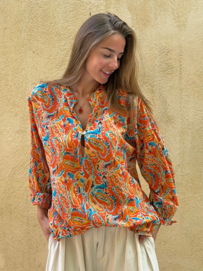 Blouse MIRABOLANO corail