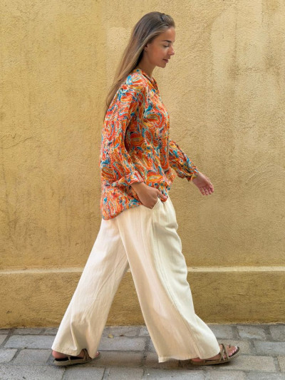 Blouse MIRABOLANO corail