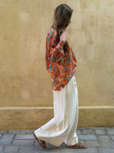 Blouse MIRABOLANO corail