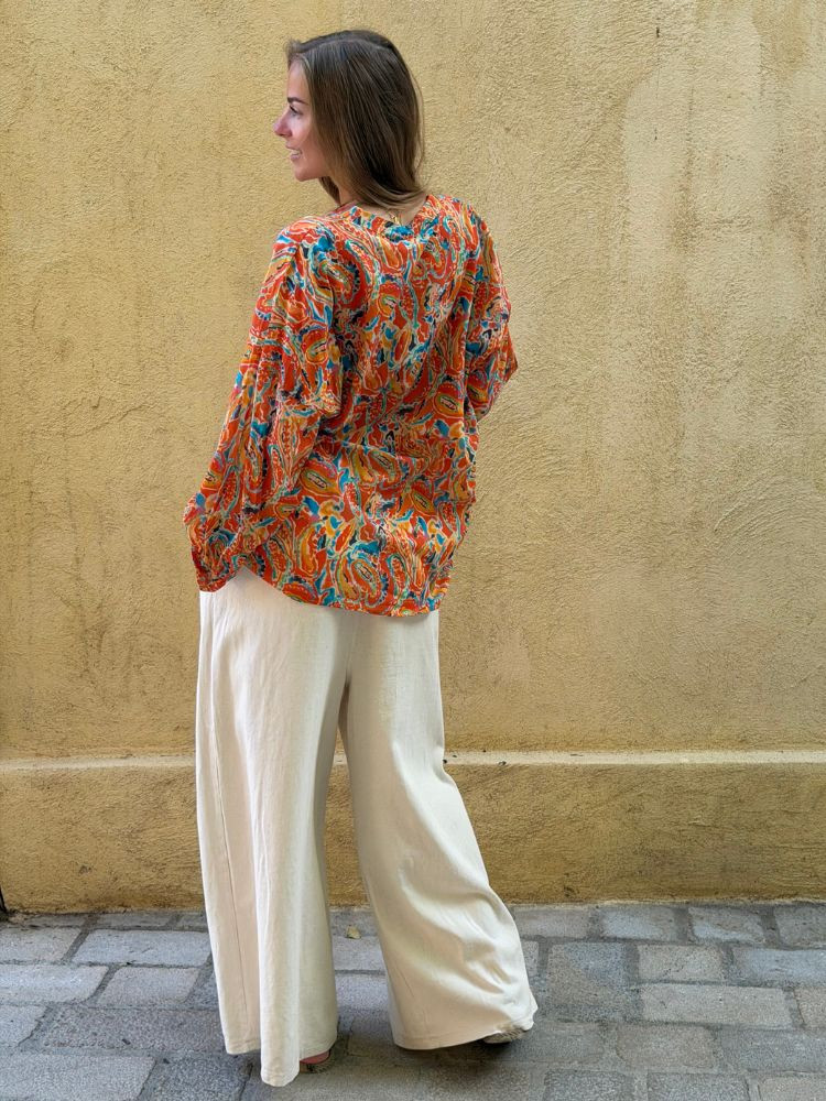 Blouse MIRABOLANO corail