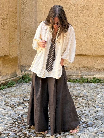 Pantalon CLEM choco 2