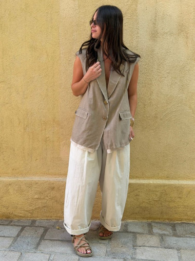Pantalon NILA écru 2