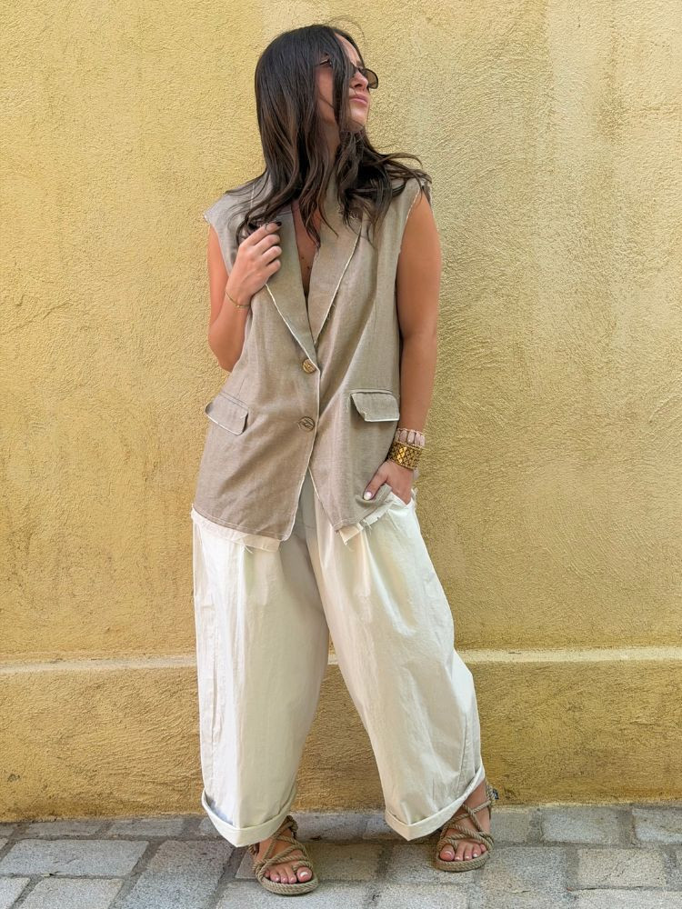 Pantalon NILA écru