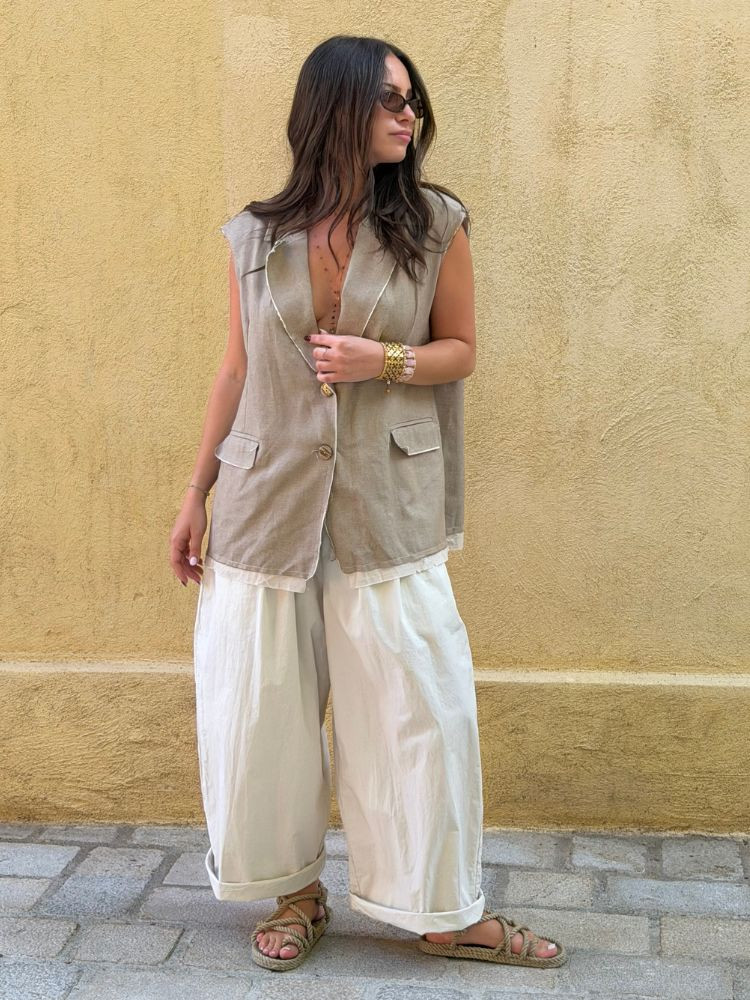 Pantalon NILA écru