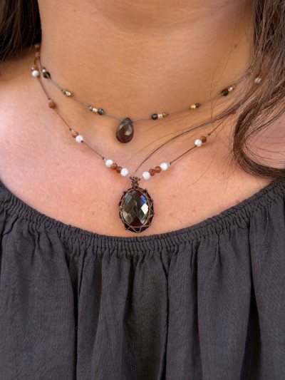 Petit Talisman QUARTZ fumé