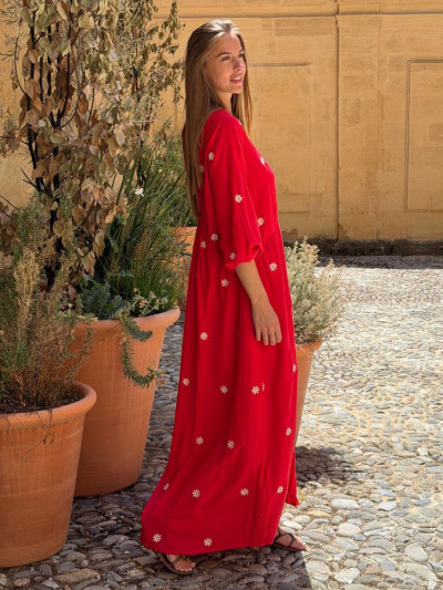 Robe EVA rouge