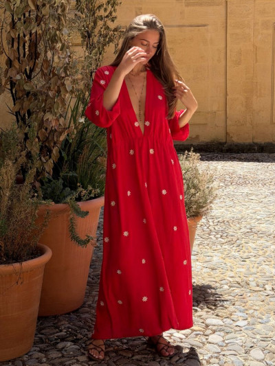 Robe EVA rouge