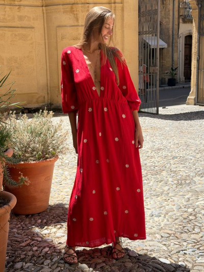 Robe EVA rouge
