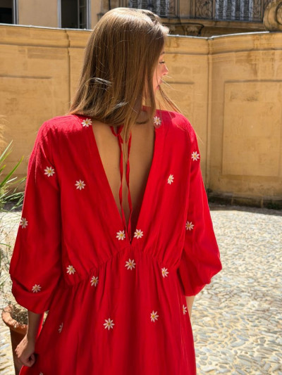 Robe EVA rouge