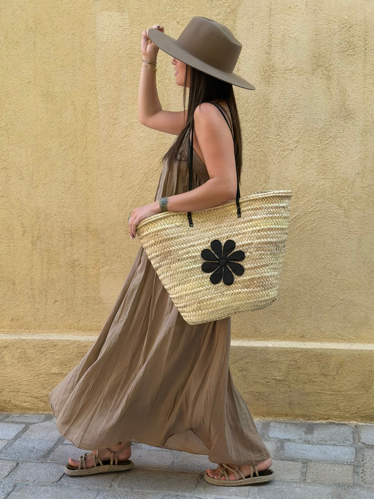 Panier HIPPIE noir