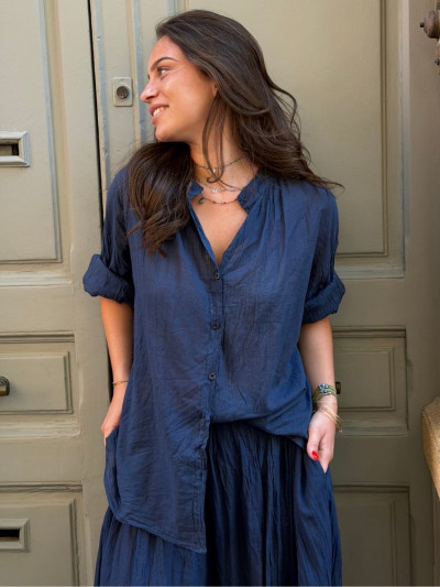 Chemise EDEN marine