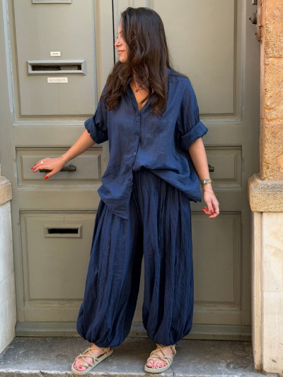 Chemise EDEN marine