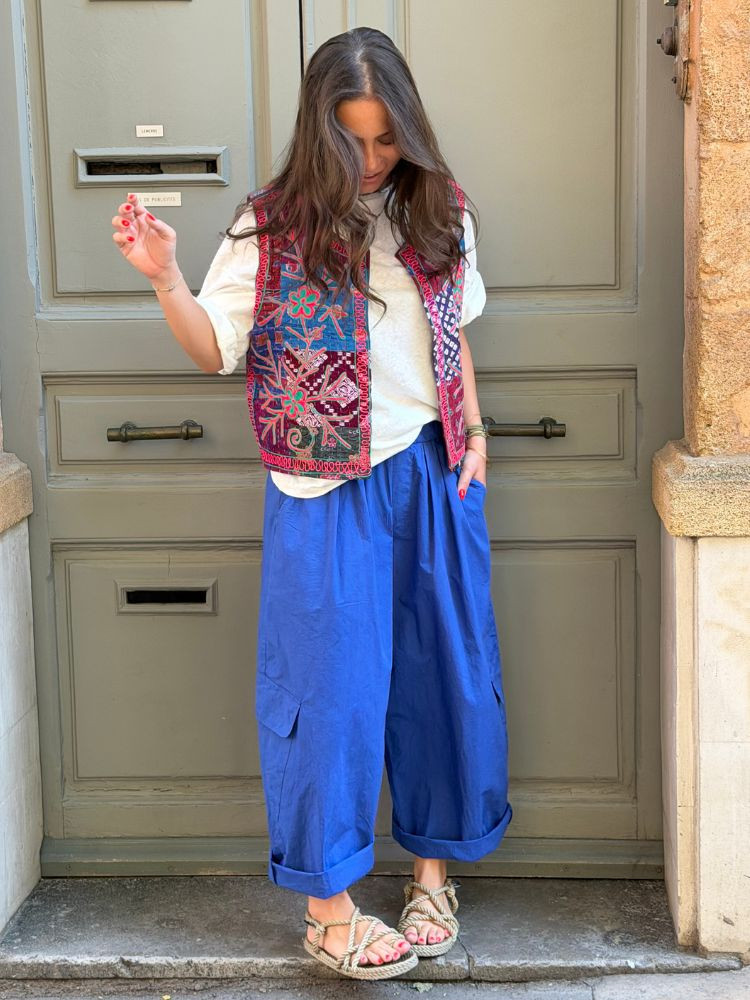 Pantalon SOLA bleu