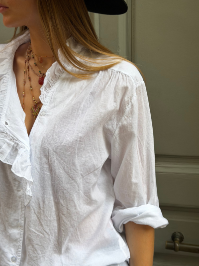 Chemise FLORA blanc