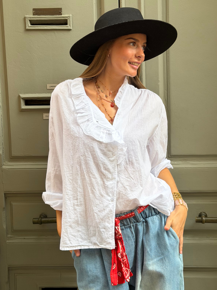 Chemise FLORA blanc