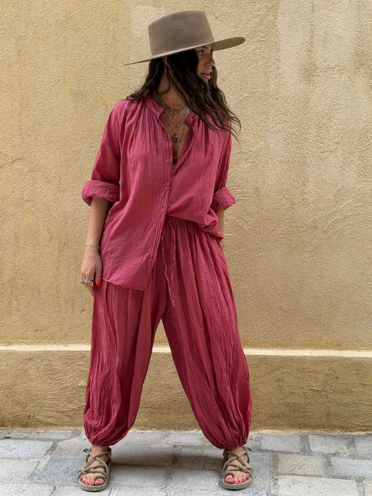 Pantalon BILL framboise